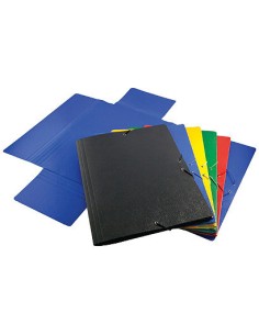 CARPETA CARTON COMPACTO GOFRADO Nº 8.FOLIO GOMA SOLAPA NEGRO MARIOLA 5285NE